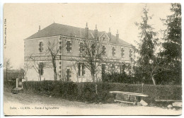 INDRE * Pionnière Dos Simple Non écrite * CLION Ecole D'Agriculture * G. Tanchou Photo. - Other & Unclassified