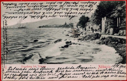 Abbazia. Strandweg Bei Volosca. 1902 - Croatie