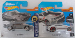 HotWheels Lot De 2 : Chevrolet Camaro SS '16 + Ice Charger - HotWheels