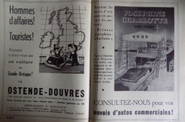 Publicité De Presse ; Ligne Ostende-Douvres - Car-ferry " Prinses Joséphine-Charlotte " - Publicités