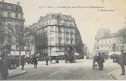 CPA Paris Carrefour Des Rues D'Odessa Et Montparnasse - Distretto: 14