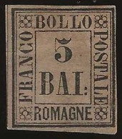 Romagne        .  Yvert    .   6   (2 Scans)     .   1859   .    (*)        .  Mint Without Gum - Romagna