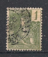 INDOCHINE - 1904-06 - N°YT. 24 - Type Grasset 1c Olive - Oblitéré / Used - Used Stamps