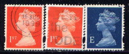GREAT BRITAIN (MACHINS), ENGLAND, NO.'S MH288-MH290 - Inglaterra