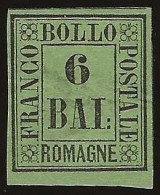 Romagne        .  Yvert    .  7  (2 Scans)     .   1859   .    (*)        .  Mint Without Gum - Romagna