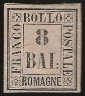 Romagne        .  Yvert    .  8  (2 Scans)     .   1859   .    (*)        .  Mint Without Gum - Romagne