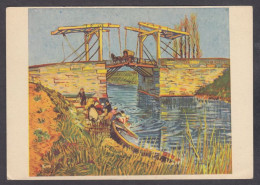 PV354/ VAN GOGH, *Arles, Pont De Langlois*, Otterlo, Rijksmuseum Kröller-Müller - Peintures & Tableaux