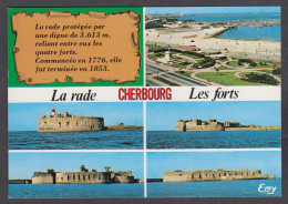 123489/ CHERBOURG, La Rade Et Les Forts - Cherbourg