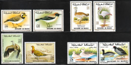 1988-1993 Morocco Birds Series (** / MNH / UMM) - Sonstige & Ohne Zuordnung