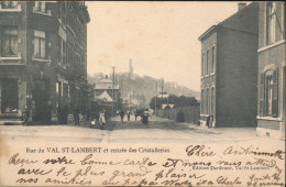 RUE DU VAL ST.LAMBERT ET ENTREE DES CRISTALLERIES - Flémalle