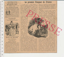 Doc 1901 Le Premier Pompier De France Seringues à Incendie Castres Pompiers Feu Pompe François Dupérier Du Mouriez - Non Classés