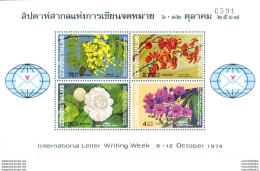 Settimana Della Lettera Scritta. Fiori 1974. - Tailandia