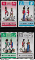 1969 St Helena Military Uniforms 4v. MNH SG N. 245/48 - Other & Unclassified