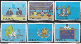 1988 Tokelau Political Development 6v. MNH SG N. 159/164 - Altri & Non Classificati