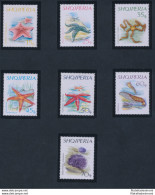 1966 ALBANIA,  Echinodermi, N. 1060/66, MNH** - Poissons