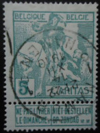 BELGIQUE N°86 V19 Oblitéré - 1910-1911 Caritas