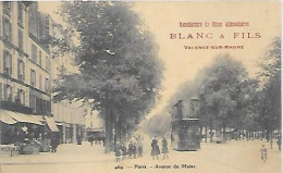 CPA Paris Avenue Du Maine - Paris (14)