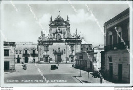 Cf324 Cartolina Galatina Piazza S.pietro La Cattedrale Provincia Di Lecce Puglia - Lecce