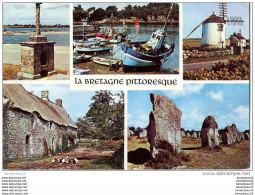CP (Réf:J517) LA BRETAGNE PITTORESQUE De La Mer Et Des Bois   RÉGION BRETAGNE  MULTI VUE - Bretagne