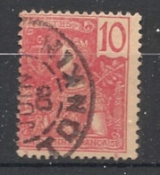 INDOCHINE - 1904-06 - N°YT. 28 - Type Grasset 10c Rouge - Oblitéré / Used - Oblitérés