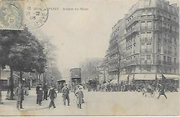 CPA Paris Avenue Du Maine - Paris (14)