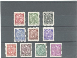 GUYANE - 1947 -TAXE N°22 /31 N** - Unused Stamps