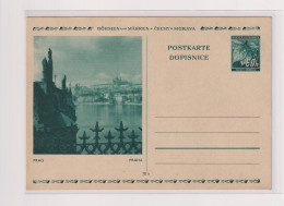 BOHEMIA & MORAVIA Postal Stationery Unused PRAHA PRAG - Brieven En Documenten