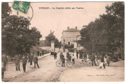 VERDUN.LA CITADELLE EDIFIEE PAR VAUBAN.(JOLIE CARTE TRES ANIMEE) - Verdun