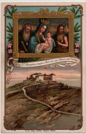 NOVA GORICA - MONTE SANTO CON MADONNA BELLA LITHO PRIMI 900 DA SALCANO - Eslovenia