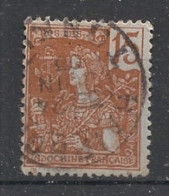 INDOCHINE - 1904-06 - N°YT. 29 - Type Grasset 15c Brun Sur Azuré - Oblitéré / Used - Gebruikt