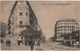 Alger - Boulevard Baudin Et Rue Charras - Alger