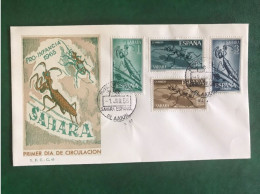 Spain, Spagne, España, Sahara Español, 1 Junio 1965, FDC Cover, Sobre Primer Día, Lettre Du Premier Jour - Spanish Sahara
