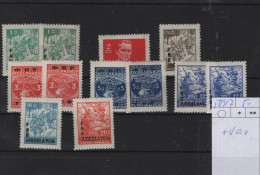 Jugoslavien Michel Cat.No. Mnh/** 590/597 + Varietys - Unused Stamps