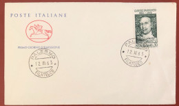 ITALY - FDC - 1963 - Centenary Of The Birth Of Gabriele D'Annunzio - FDC