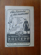 Publicité 1949 La Pousette Pliante DULCEDO Au Secours Des Mamans Pratique Légère Souple Confortable - Publicités