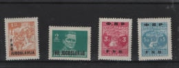 Jugoslavien Michel Cat.No. Mnh/** 601/604 - Unused Stamps