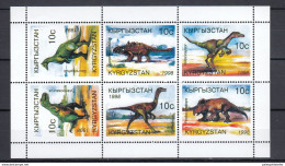 Kyrgyzstan 1998:  Dinosaur, Prehistoric Animals - Prehistorics