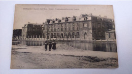 Carte Postale Ancienne ( AA10 ) De Troyes , Lycée De Filles , écoles Professionnelles Et De Dessin - Troyes