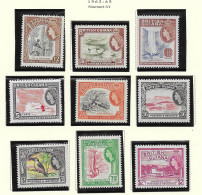 British Guyana  Mlh * Set 1963-65 - Britisch-Guayana (...-1966)