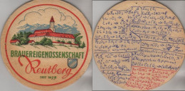 5003594 Bierdeckel Rund - Reutberg - Beer Mats