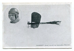 HANRIOT - Jeune, En Vol, Sur Monoplan Hanriot. - Aviateurs