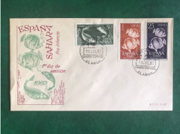 Spain, Spagne, España, Sahara Español, 10 Julio 1962, FDC Cover, Sobre Primer Día, Lettre Du Premier Jour - Spanish Sahara