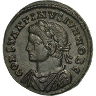 Monnaie, Constantin II, Follis, Lyon, SPL, Bronze, RIC:216 - L'Empire Chrétien (307 à 363)