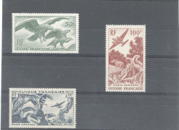 GUYANE - 1947 - PA N°35 /37 N* - Ungebraucht