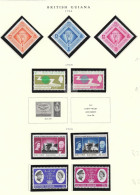 British Guyana  Mnh **  And Mh * (first And Last Set Are **)  1964-66 - Guyana Britannica (...-1966)