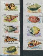 Guinea, Republic 1977 Shells 9v, Imperforated, Mint NH, Nature - Shells & Crustaceans - Vie Marine