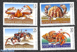 Cyprus 2001 Crabs 4v SPECIMEN, Mint NH, Nature - Shells & Crustaceans - Unused Stamps