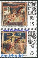 Cyprus 1997 EASTER SPECIMEN 2V, Mint NH, Religion - Religion - Ungebraucht