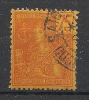 INDOCHINE - 1904-06 - N°YT. 36 - Type Grasset 75c Rouge Sur Orange - Oblitéré / Used - Used Stamps