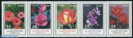 Syria 2010 Flowers 5v [::::], Mint NH, Nature - Flowers & Plants - Syria
